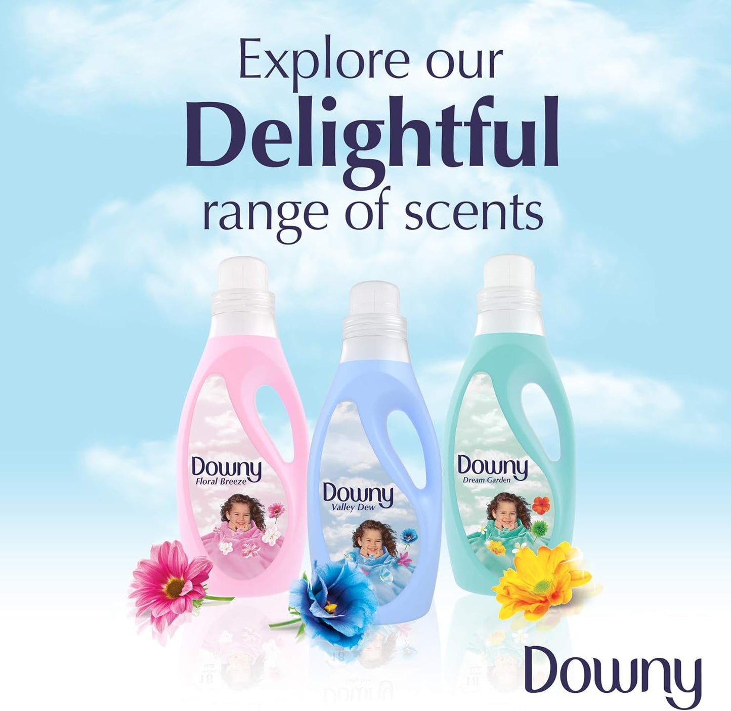 Downy Regular Fabric Softener Dream Garden 3L