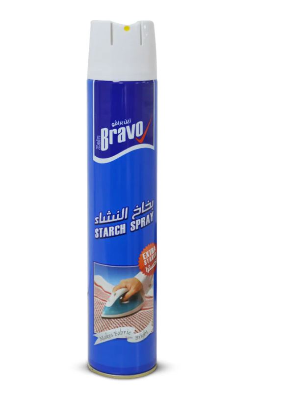 Bravo Starch Spray 400ml 24 Pieces – Professional Laundry Starch Spray UAE