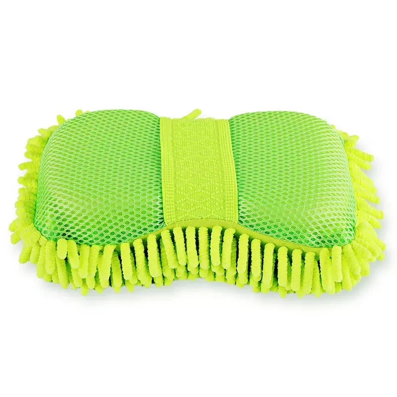 Microfiber Car Wash Sponge & Cleaning Gloves Set