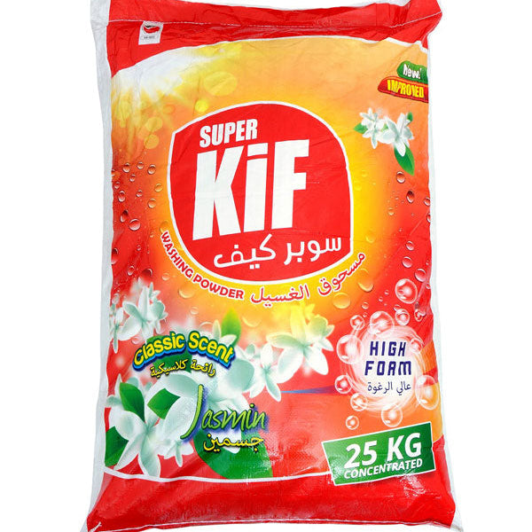 SuperKif Washing Powder High Foam 25KG – Bulk Laundry Detergent UAE