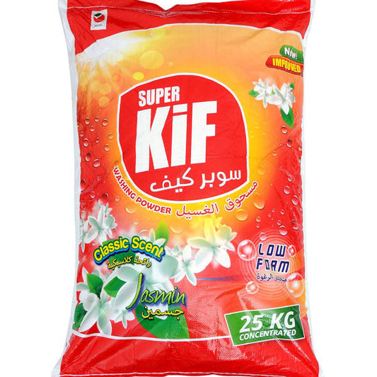 SuperKif Washing Powder Low Foam 25KG – Bulk Laundry Detergent UAE
