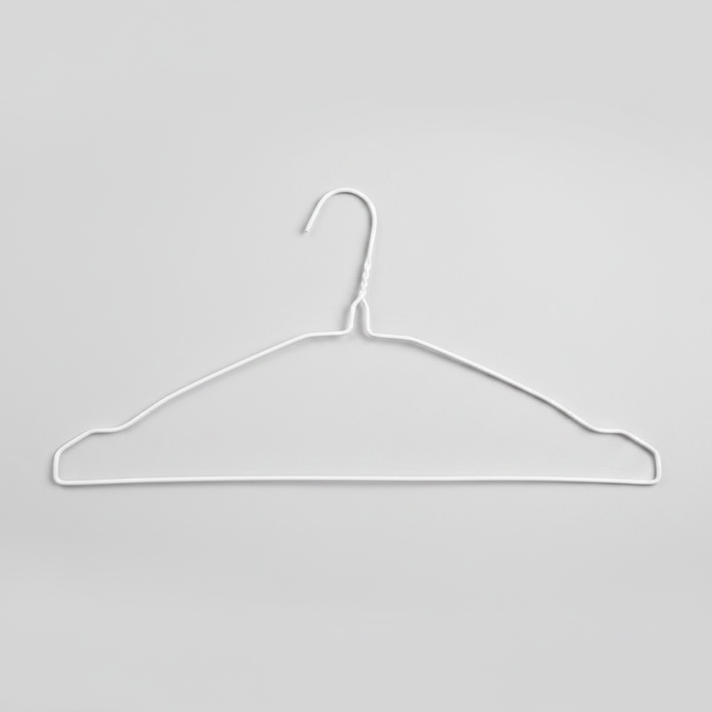 White wire hanger 16 inch 2.0mm bulk wholesale UAE laundry dry cleaning