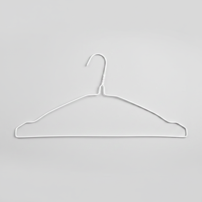 White wire hanger 16 inch 2.0mm bulk wholesale UAE laundry dry cleaning